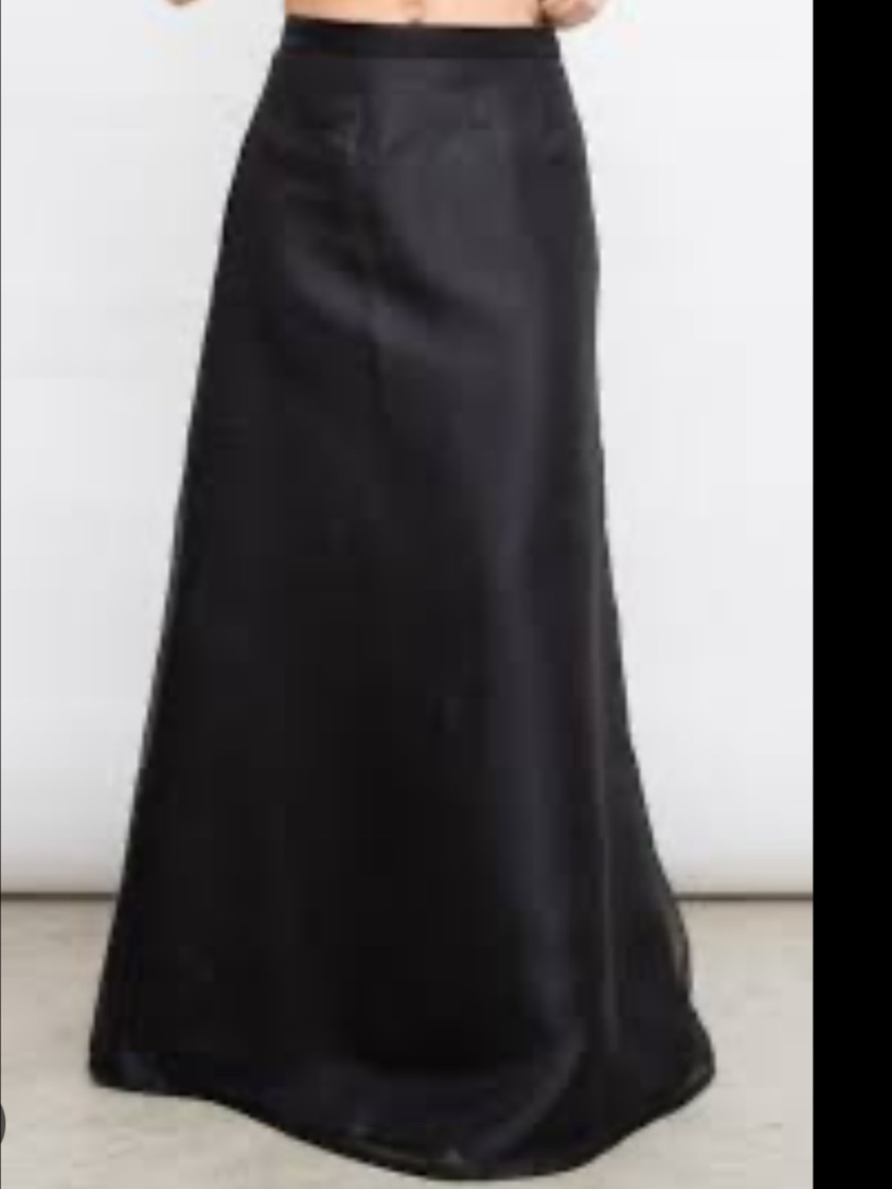 VENUS Vintage Evening Black 3 Layer Maxi Skirt Formal/ gala  Full Length Gothic